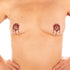 SiaLinda: Brust- und Körpertattoo Mellit, selbstklebend, 2er Set, schwarz rot, Feuermuster. - SiaLinda.com